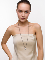 Сотуар "Points black" Heart Silver