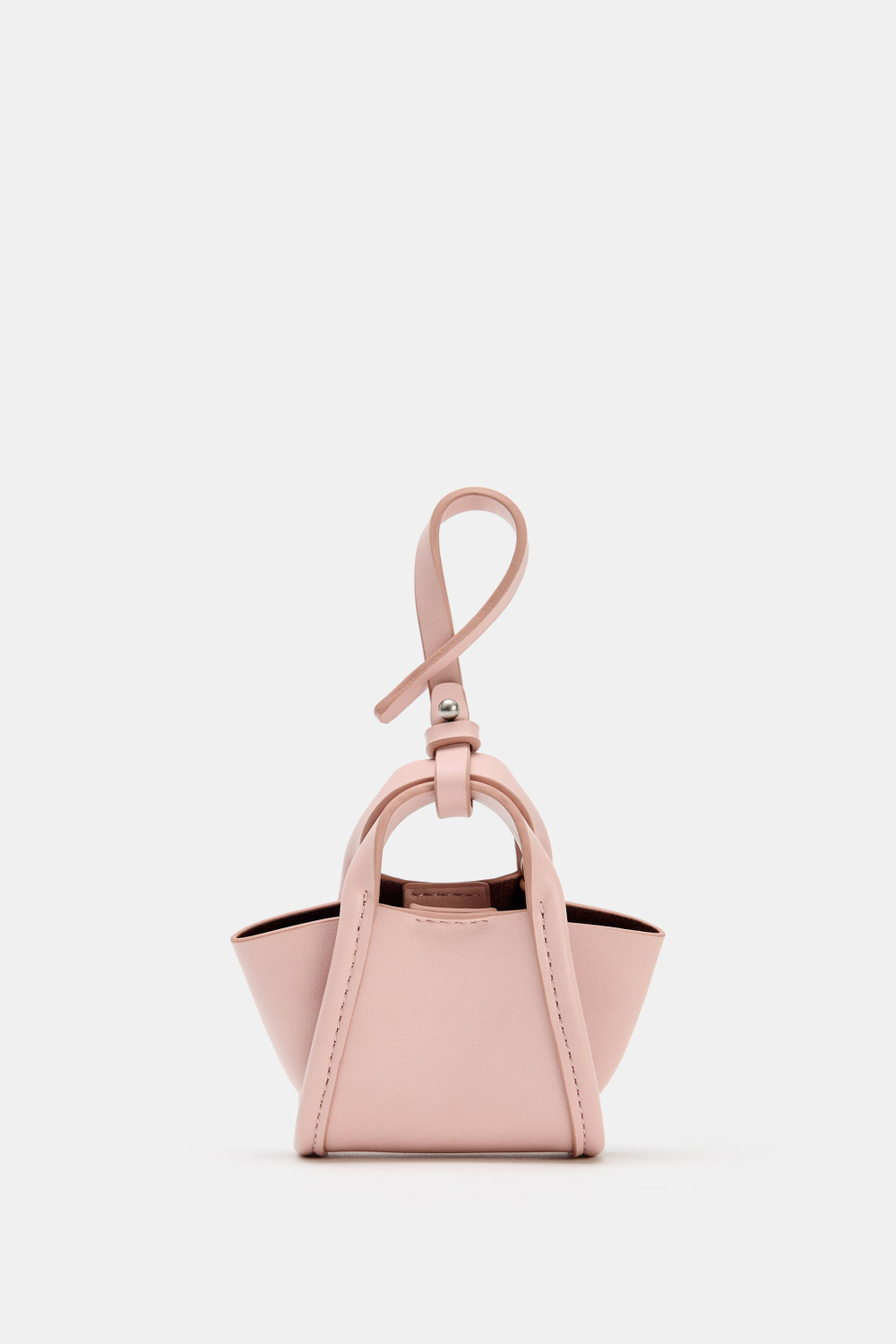 ZARA ПОДВЕСКА В ФОРМЕ МИНИ-СУМКИ, РОЗОВЫЙ