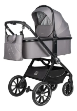 Коляска модульная 3в1 Belleza 2024 (Foggy grey/Туманно-серый FB-3)