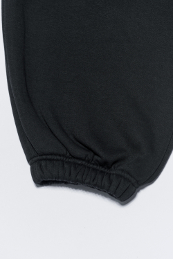 Штаны THE BAD FRIENDS Basic fit WRM черный Ш4 начес flecee