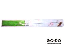 Лента гимнастическая с палочкой зелёная GO DO :PD-02