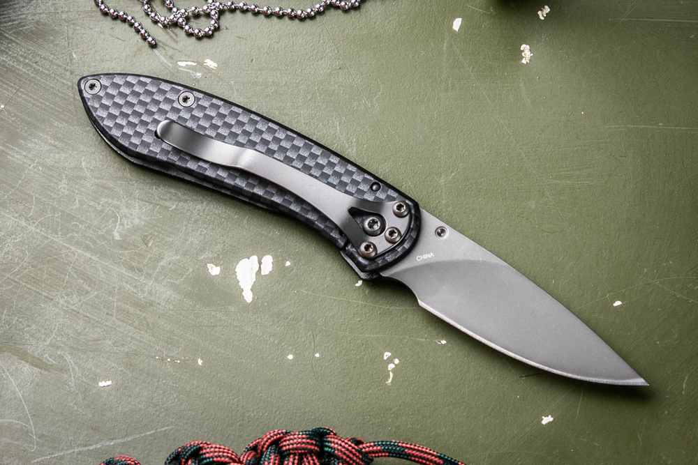 Складной нож Nobleman 327 Carbon B0327CFS-B