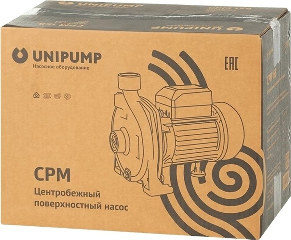 Насос поверхностный UNIPUMP CPM 1100D центробежный (консольный) 76643