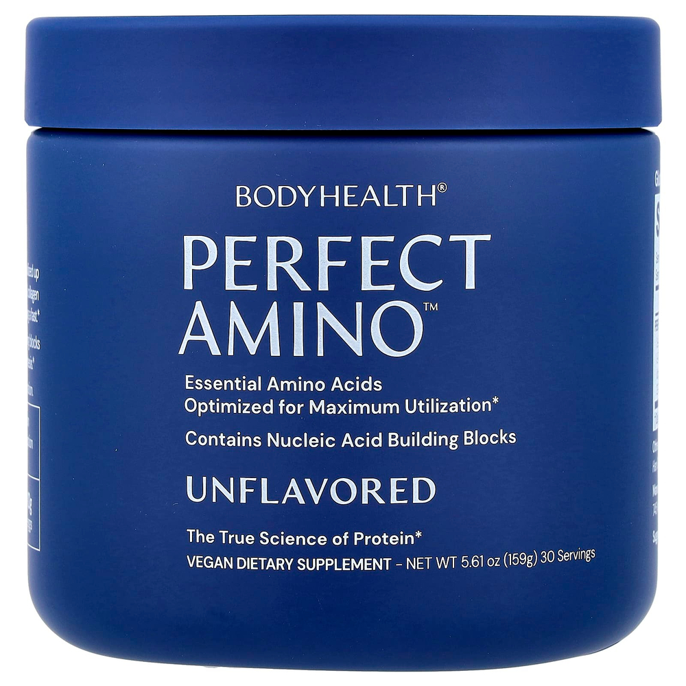 BodyHealth, Perfect Amino ™, без добавок, 159 г (5,61 унции)