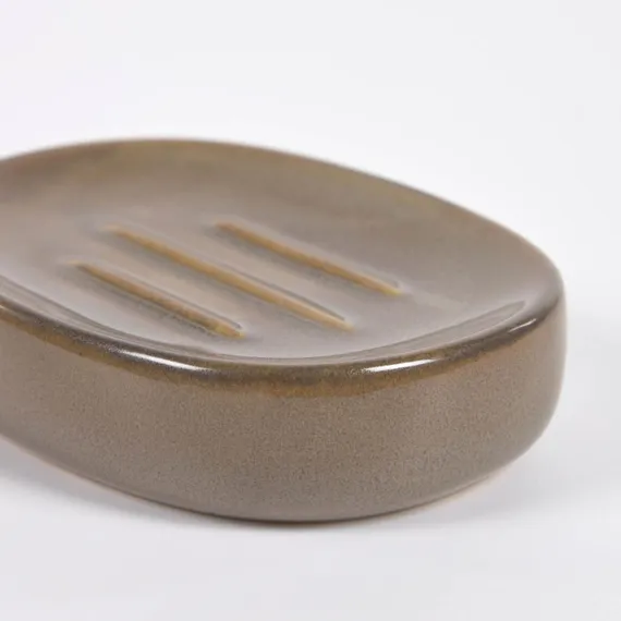 Мыльница керамическая Berdolina коричневая