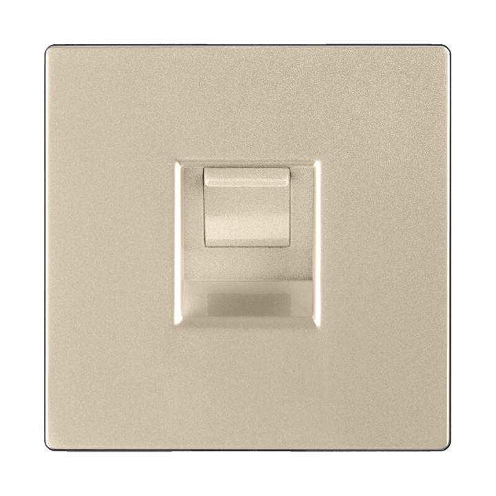 Розетка Werkel Ethernet RJ-45 шампань W1181011 4690389157479