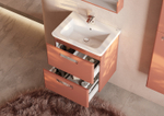 Тумба под раковину The Gap Original 60 2 ящика, терракота
