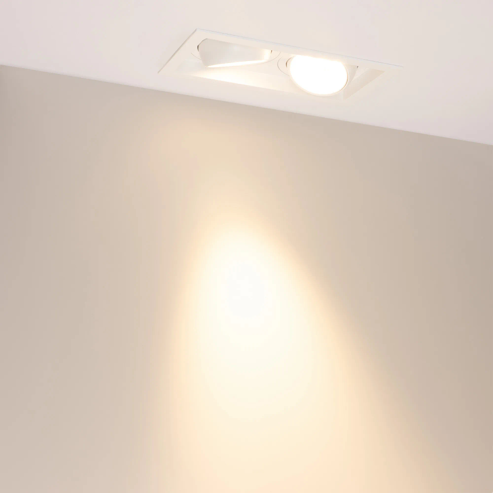 Светильник MS-VORTEX-BUILT-S250x140-2x30W Warm3000 (WH-WH, 30 deg, 230V) (Arlight, IP20 Металл, 5 лет) 057766