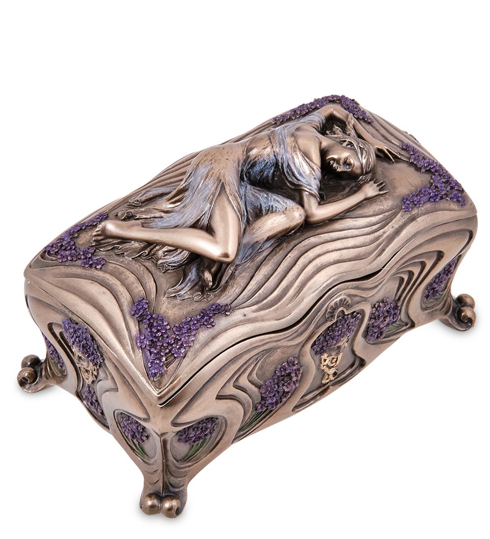 Veronese WS-1291 Шкатулка «Спящая на гортензиях»