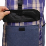 Тележка хозяйственная с сумкой (100*40*35см, колеса 21см,грузоподъемность до50 кг) синяя SYD100B-1