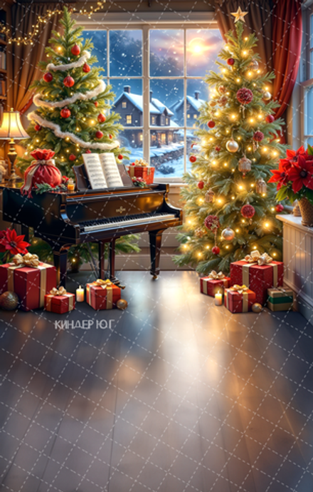 Фотофон "Рождественская симфония" арт. ФФ907-60