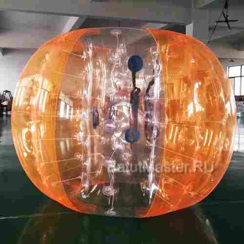 Бампербол «Прозрачно - оранжевый», ПВХ, диаметр 1,8 м