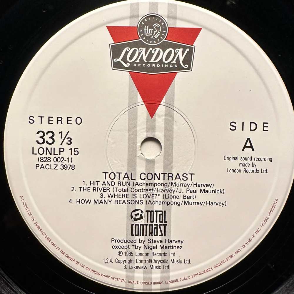Total Contrast - Total Contrast (Англия 1985г.)