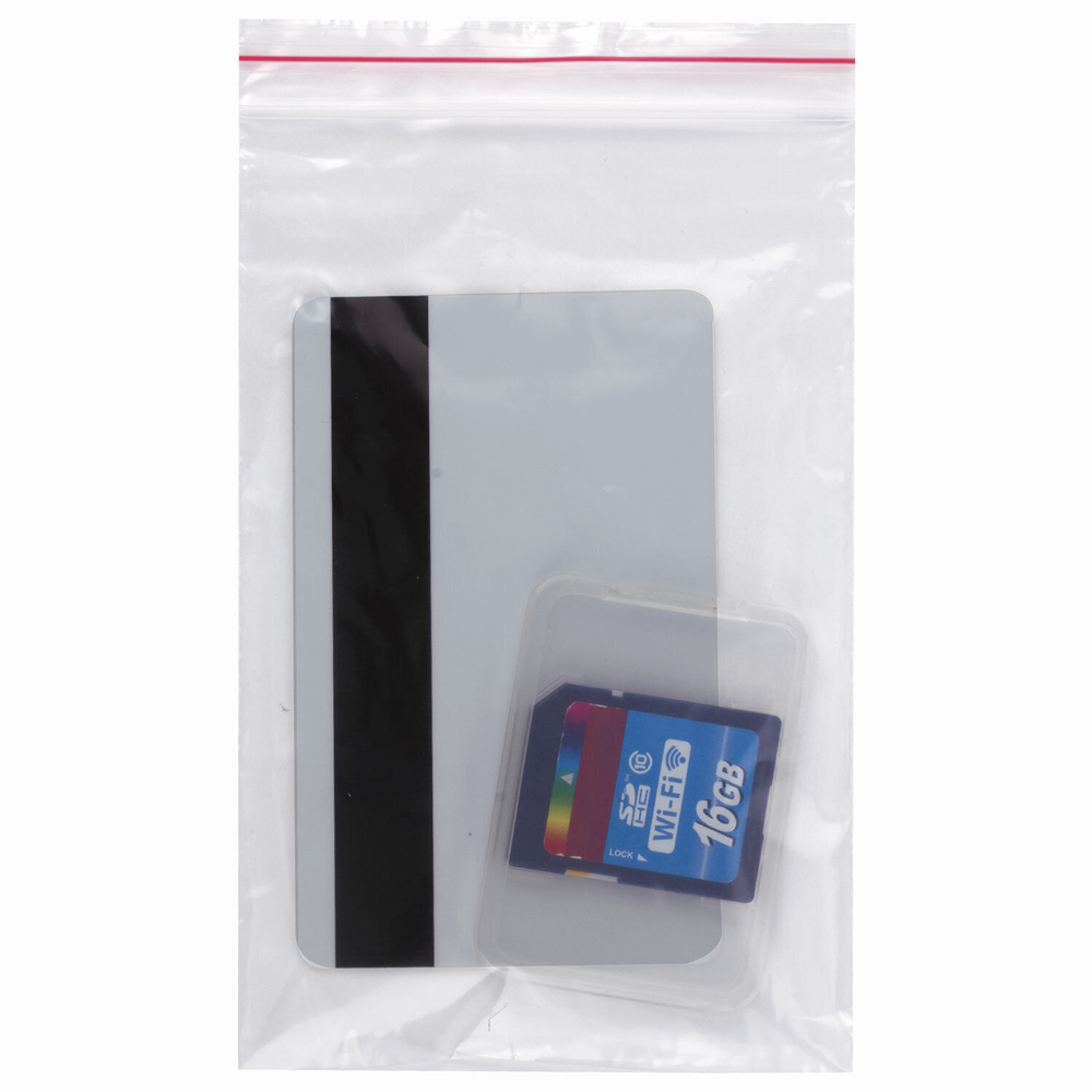 Пакеты с замком ZIP LOCK "зиплок" комплект 100 шт. 80х120 мм ПВД толщина 35 микрон BRAUBERG (15 штук в упаковке)