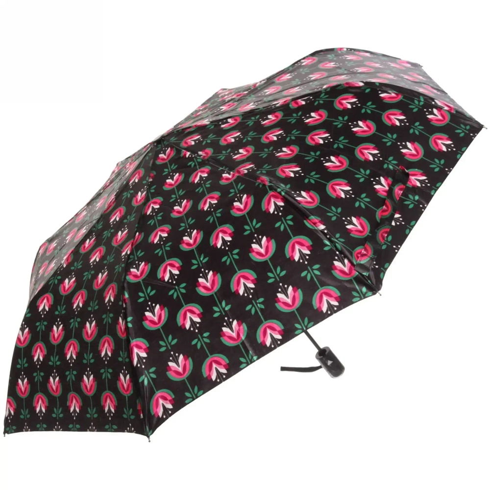 Зонт женский полуавтомат «Ultramarine - Венера», микс 6 цветов, 8 спиц, d-100см, длина в слож. виде 28см, голубые цветы