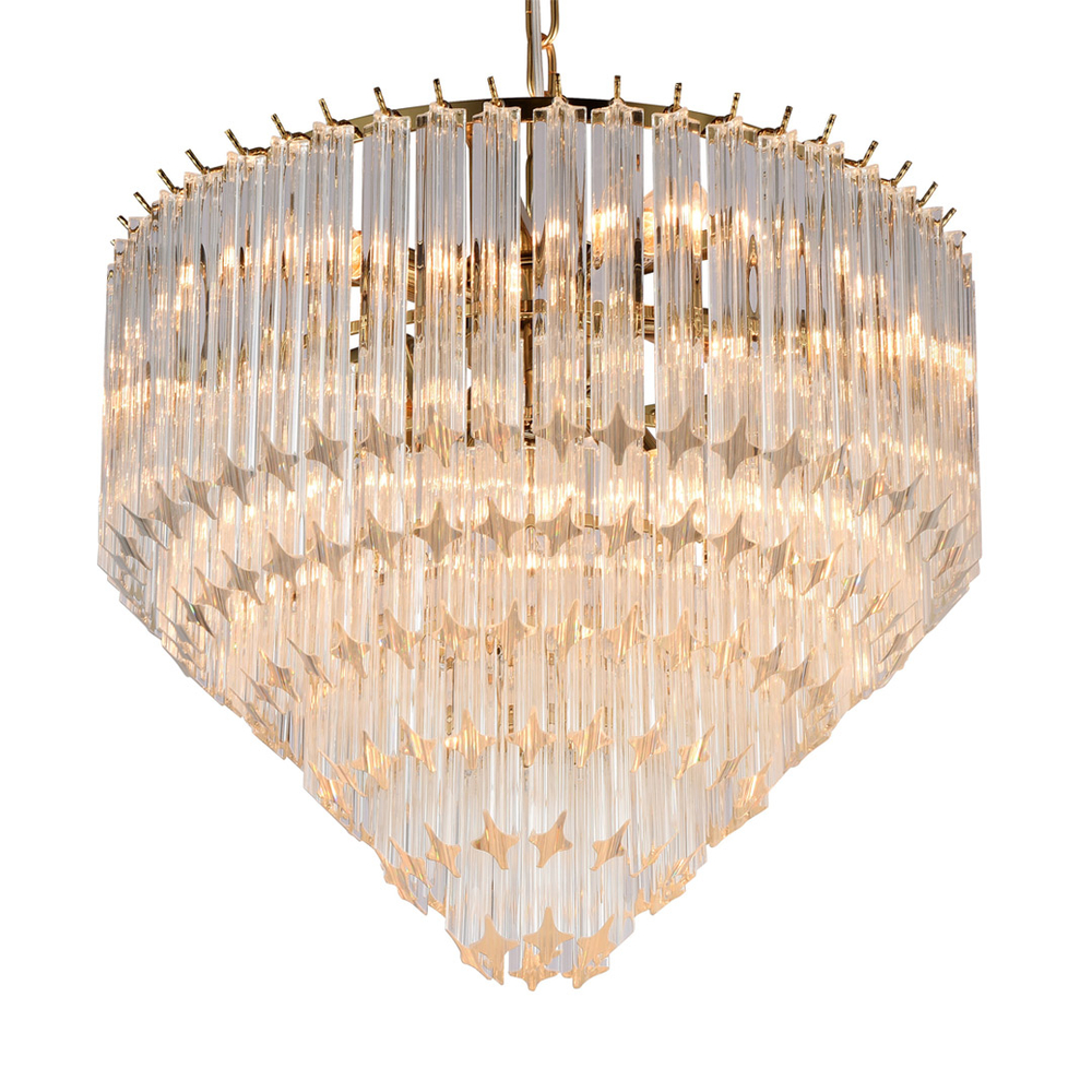 Люстра Cloyd ORATORIA-A C8 / Ø53 см - золото (арт.10307)