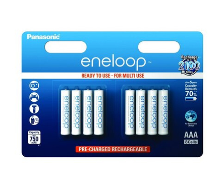 Аккумулятор Panasonic Eneloop BK-4MCCE/8BP 750 mAh 8шт AAA