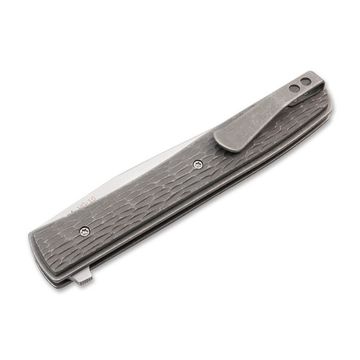 Складной нож Boker 01BO476 Urban Trapper Jigged Titanium c клинком из стали VG-10, рукоять титан