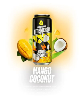 Энергетик Lit Energy Манго-кокос 0,45 л