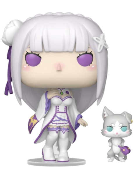 Фигурка Funko POP! Animation Re:Zero Emilia w/Puck