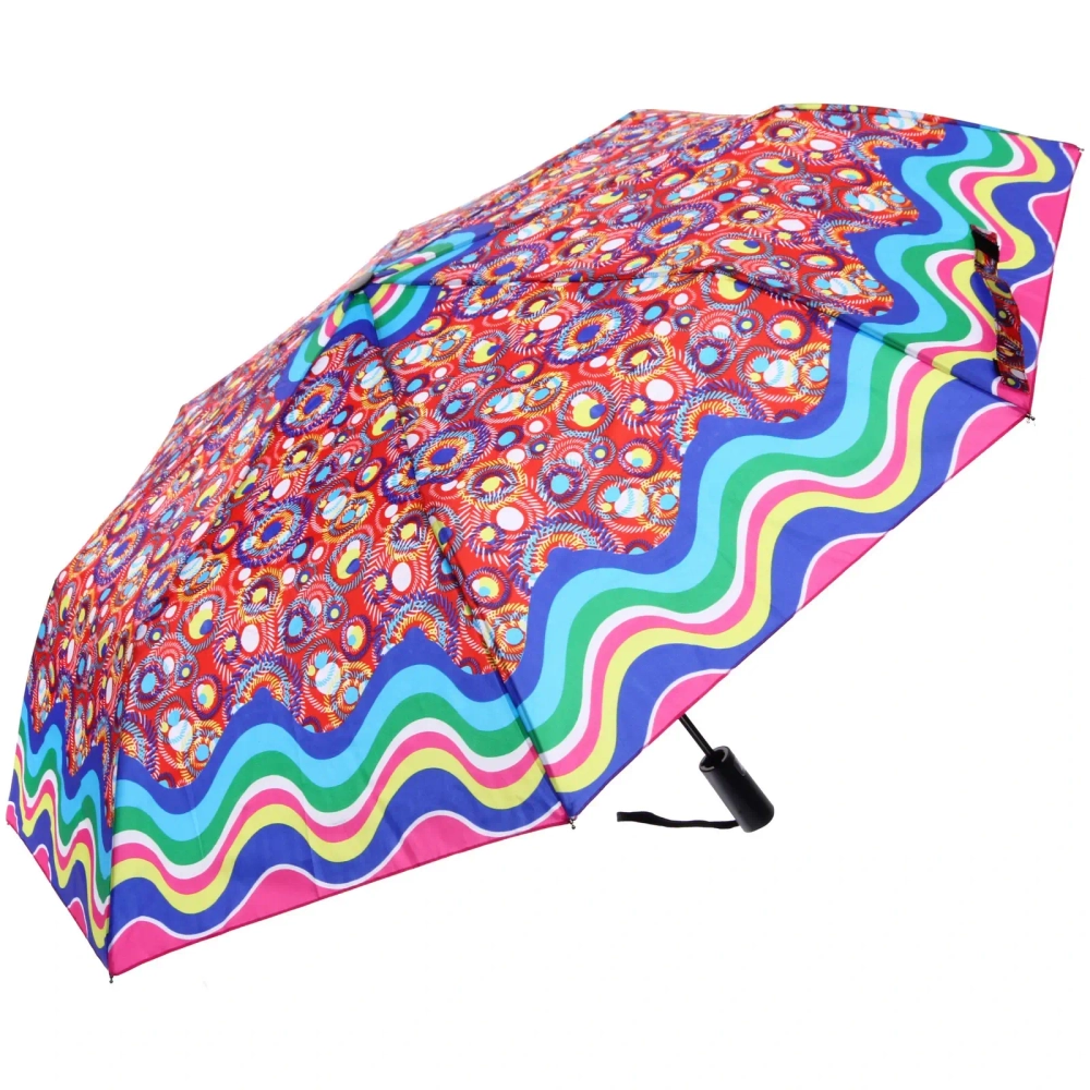 Зонт женский полуавтомат «Кланти», микс 6 цветов, 8 спиц, d-100см, длина в слож. виде 30см