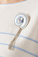 8364 Брошь (голубой)