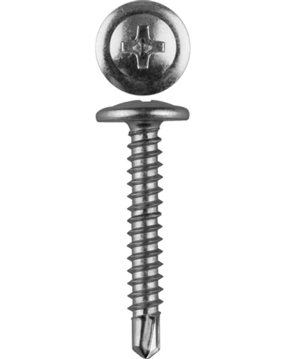 ЗУБР ПШМ-С, 25 х 4.2 мм, цинк, 6000 шт, саморез с пресс-шайбой и сверлом (4-300210-42-025)