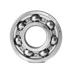 Подшипник шариковый радиальный однорядный открытый с проточкой на наружном кольце, 25х62х17 мм