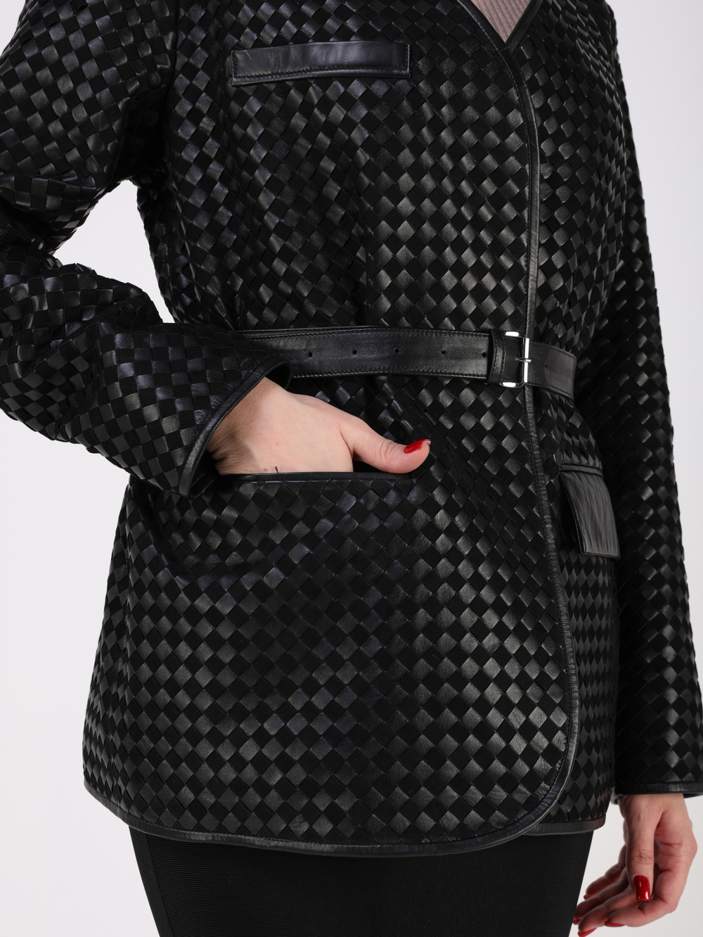 Кожаная куртка демисезонная