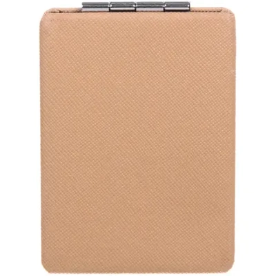 Зеркало косметическое двойное «ФРАТЕЛЛИ», прямоугольник, цвет золото, 9*6см (пакет с подвесом)