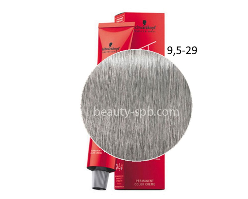 Schwarzkopf Professional краска для волос Игора Royal цвет 9,5-29 Светлый блондин пастельный пепельный фиолетовый 60мл