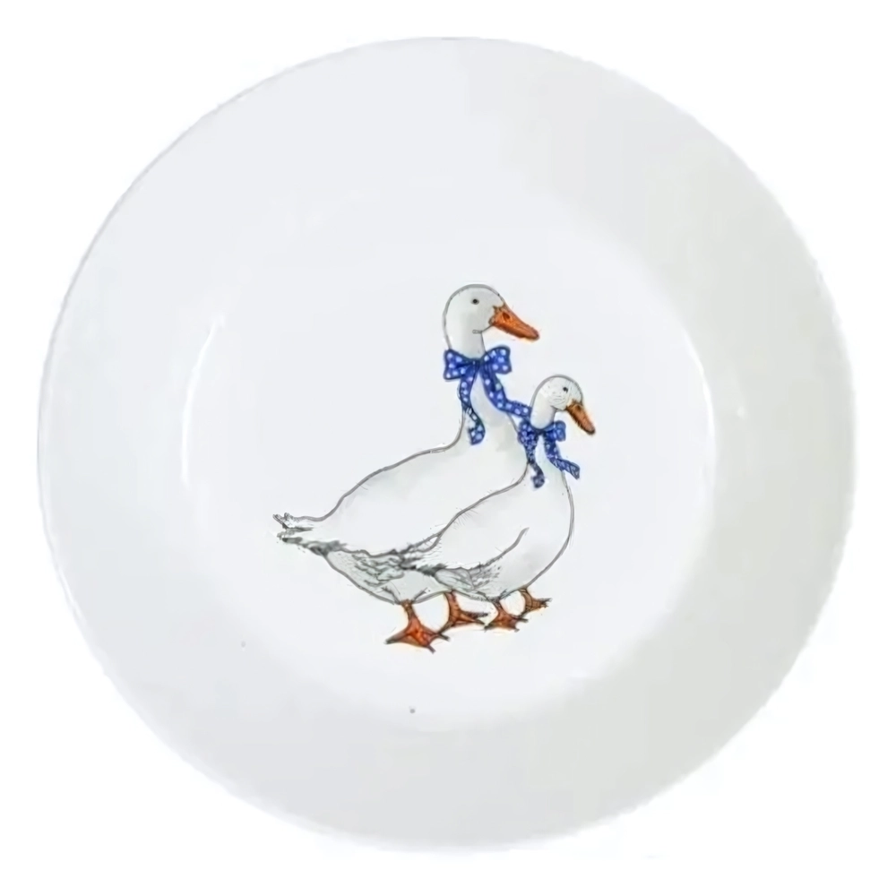 Блюдце Тазик 140 мм Гуси новые