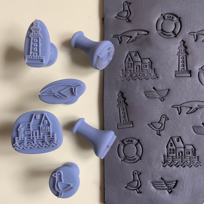 Набор штампов «Рыбацкая деревня»