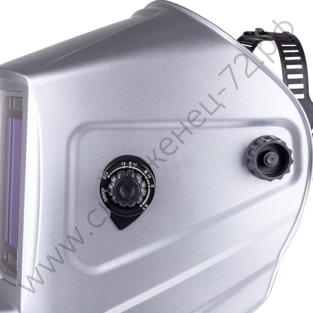 Маска сварщика GEFEST серебро  (ф-р 9700V, пр-во FoxWeld/КНР) без коробки