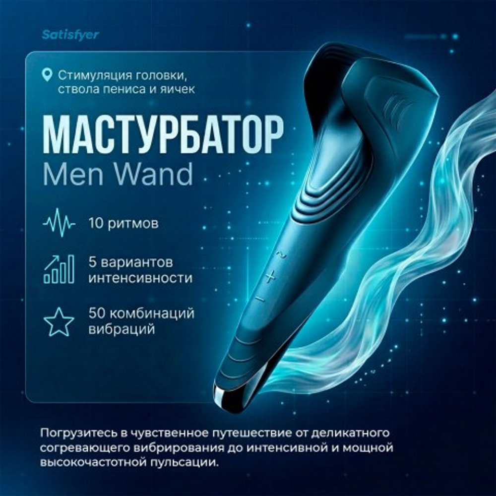 Satisfyer Men Wand мастурбатор