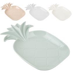 Блюдо сервировочное "Ананас" 28,5*19*3см. (4вида) (упаковочный пакет)