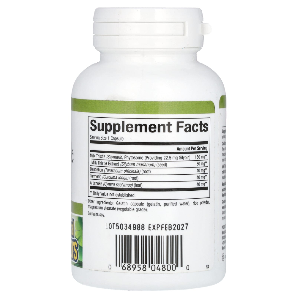 Natural Factors, HerbalFactors®, расторопша, 150 мг, 90 капсул