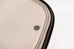 Детская коляска Peppy Tecla 3 в 1 с автокреслом Rise Milk Stone Chrome Edition (Бежевый)