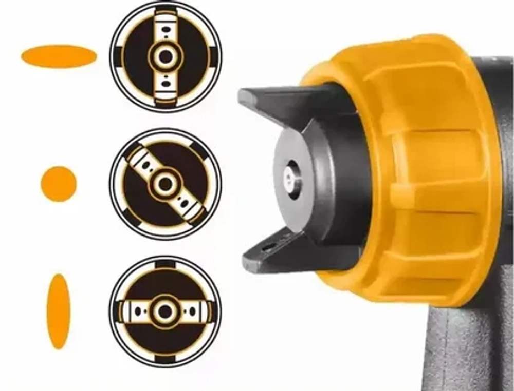 Краскопульт аккумуляторный INGCO CSGLI2003 20 В 120DIN