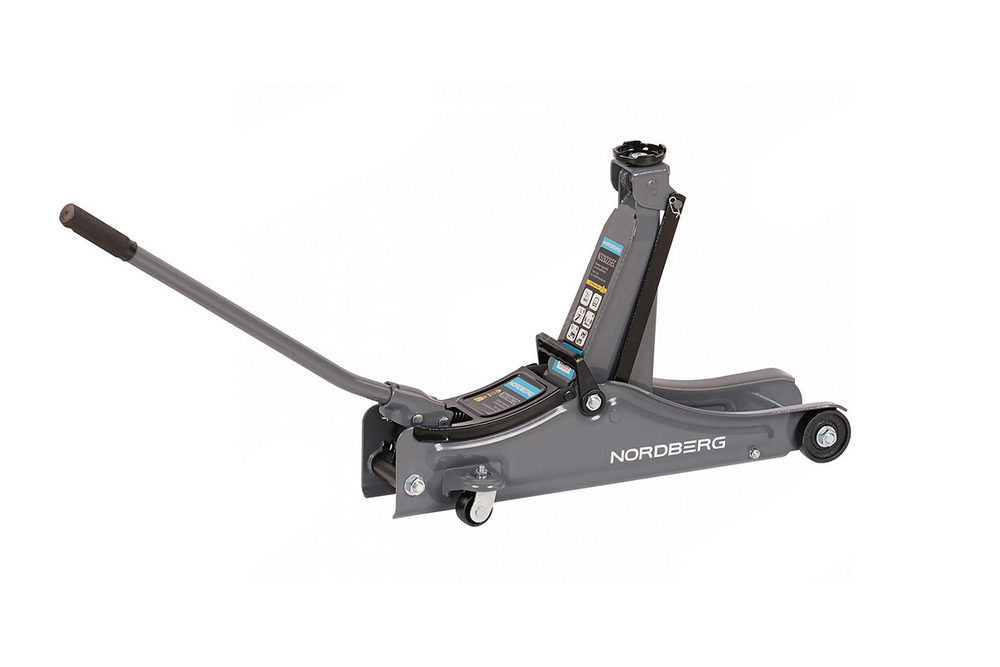 NORDBERG (N32022GEC) Домкрат подкатной для автолюбителя в кейсе, 2 т