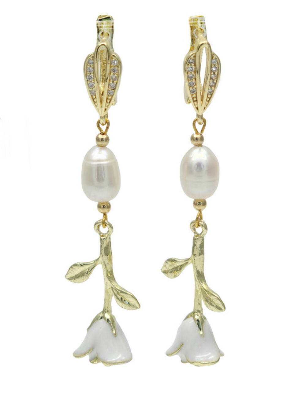 91003030 Серьги Selena Pearls