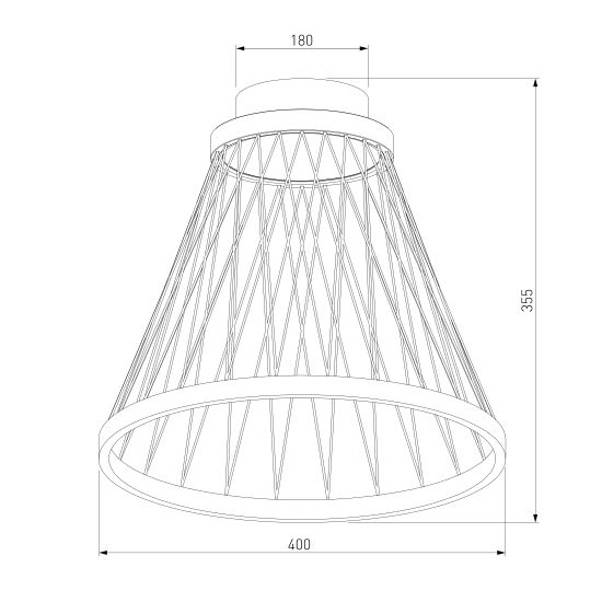 40018/1 LED / потолочный светильник / коричневый