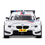 Модель 1:32 BMW M3 DTM, белый, свет, звук, откр. двери и капот, инерция