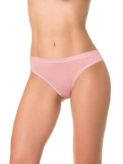 Бамбуковые трусики-бразилиана с ажурной задней частью (Размер: L) (Цвет: красный)