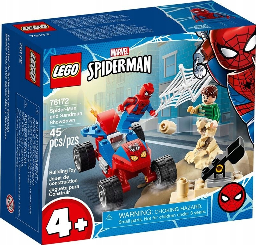 Конструктор LEGO Super Heroes 76172 Человек-паук против Песочного человека  купить в Москве | Доставка по России.