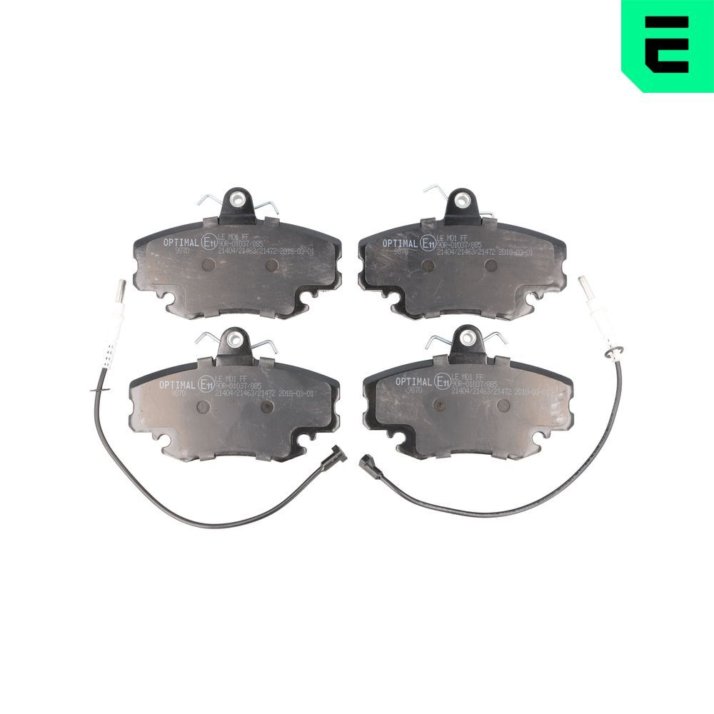 OPTIMAL - BP09870-OPT - Brake Pad Set, disc brake