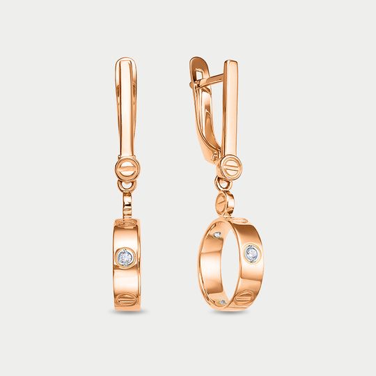 Серьги золотые