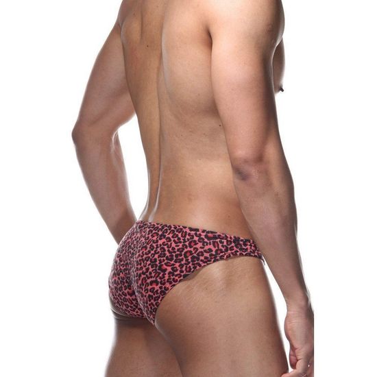 Трусы мужские слипы розовые с принтом DARKZONE DZN6465