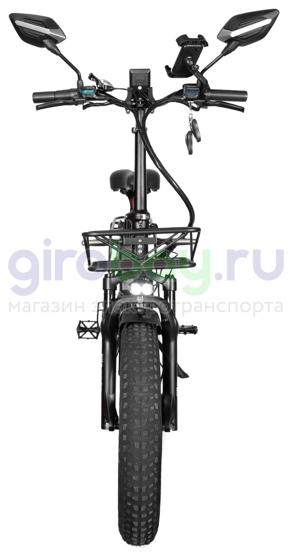 Электровелосипед Syccyba F11 Pro Dual 48V/20Ah (полный привод) - Синий обод фото №8