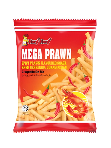 Кукурузные палочки MEGA PRAWN со вкусом креветки и чили